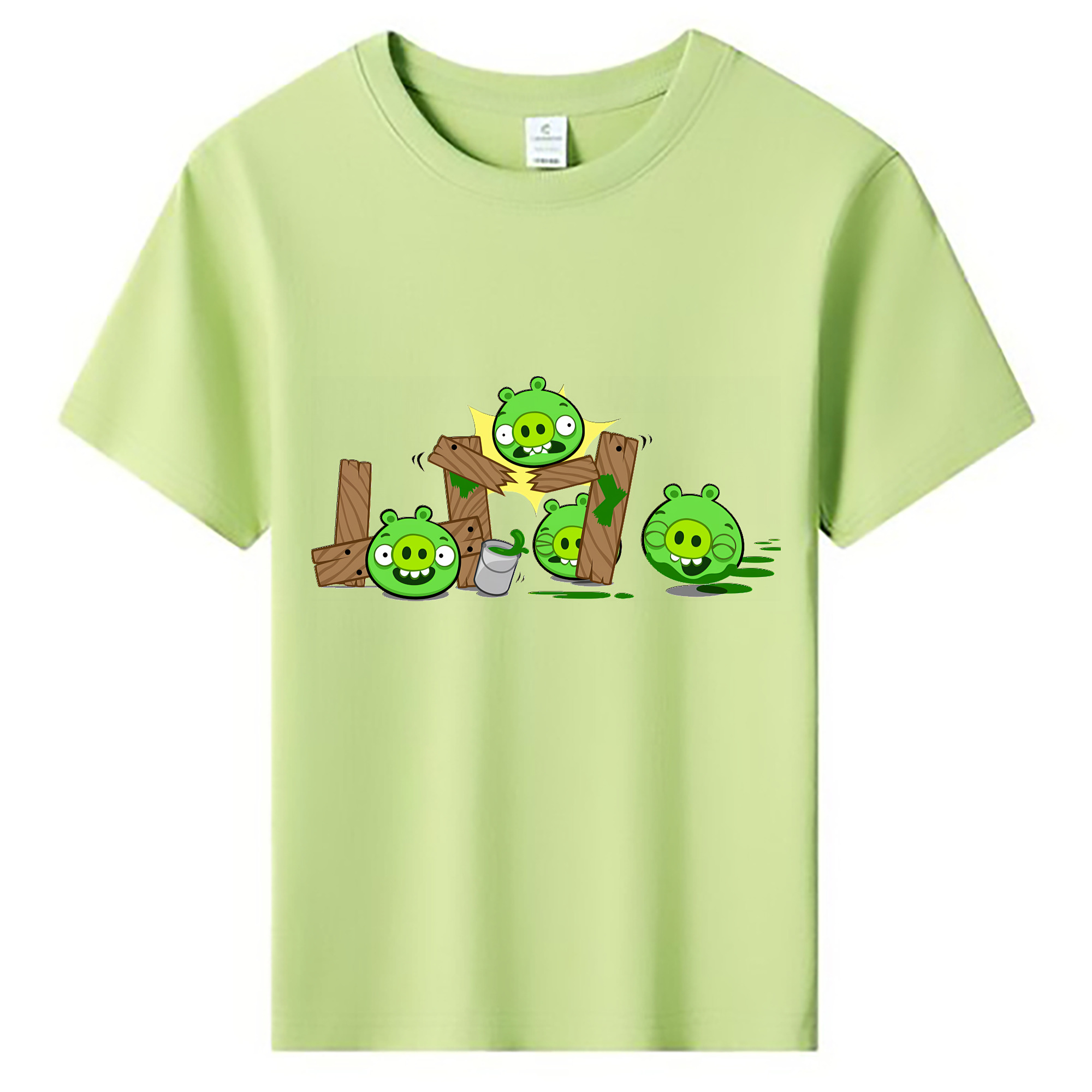 （画像用） Angry Birds アングリーバード 綿100％キッズTシャツ（フロントプリント）